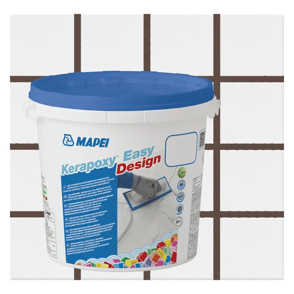 Эпоксидная затирка Mapei Kerapoxy Easy Design 144 Шоколад 3 кг