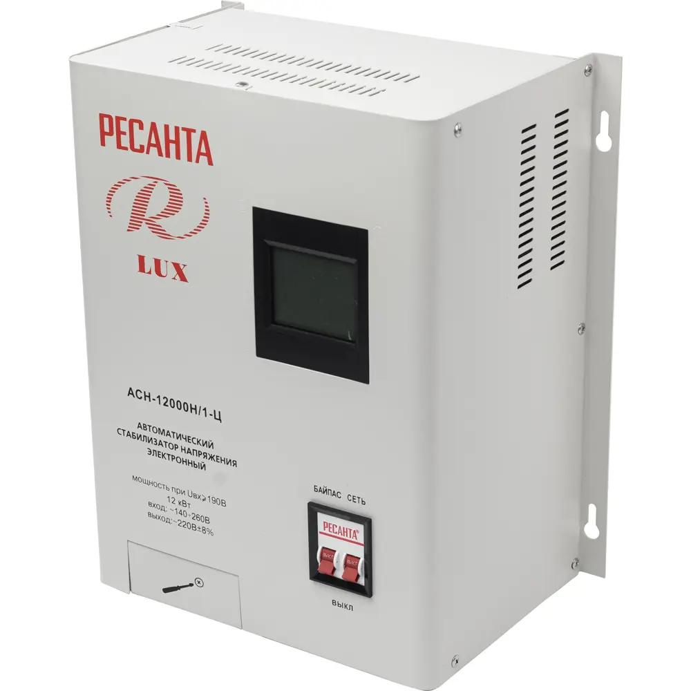 Стабилизатор напряжения Ресанта АСН-12 000 Н/1-Ц 12 кВт 12000 STLM-2072218