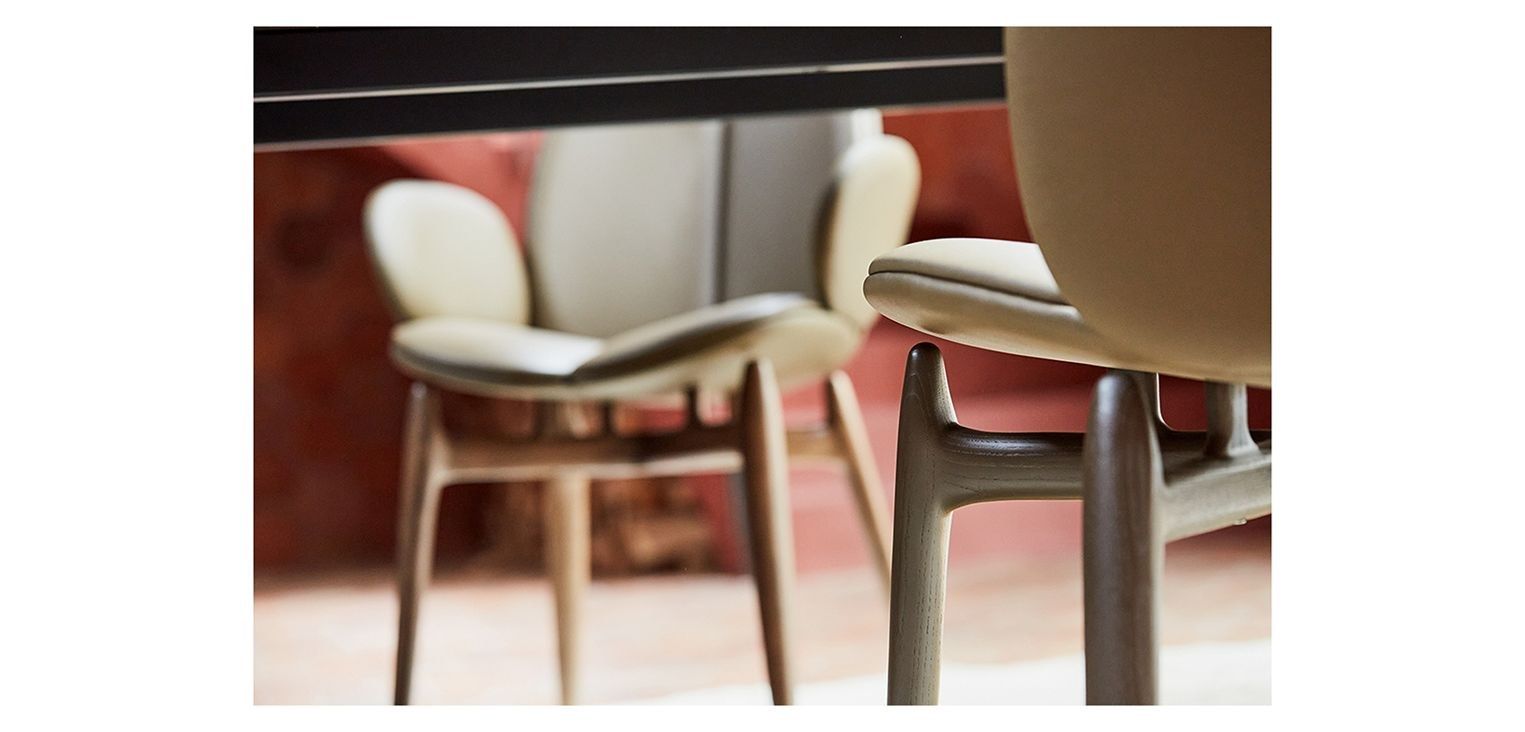 Кожаный мягкий стул с подлокотниками ROCHE BOBOIS Pulp ARCH-00072906 - Вид №7