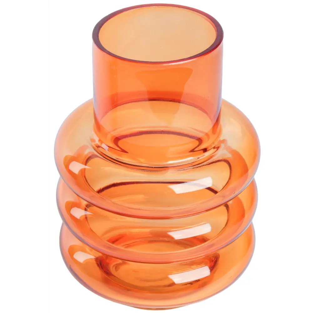 Ваза Кольца стекло цвет светло-коричневый 14.2 см Santreyd STLM-2016264