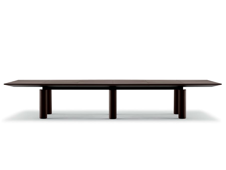 Прямоугольный стол для совещаний с системой люверсов Poltrona Frau офис-системы управления ARCH-00048676 - Вид №1