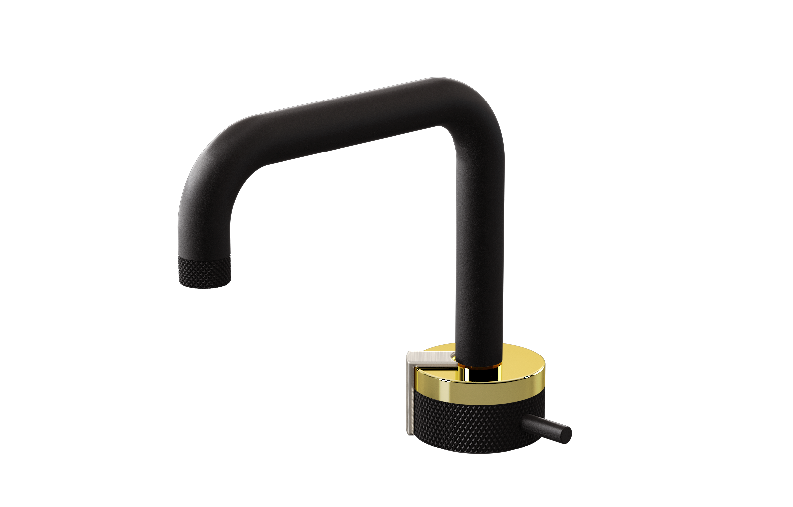 E-11500-R1PB-L2BNi-BK Однорычажный прогрессивный смеситель для раковины - излив 15,3см GRAFF MOD+