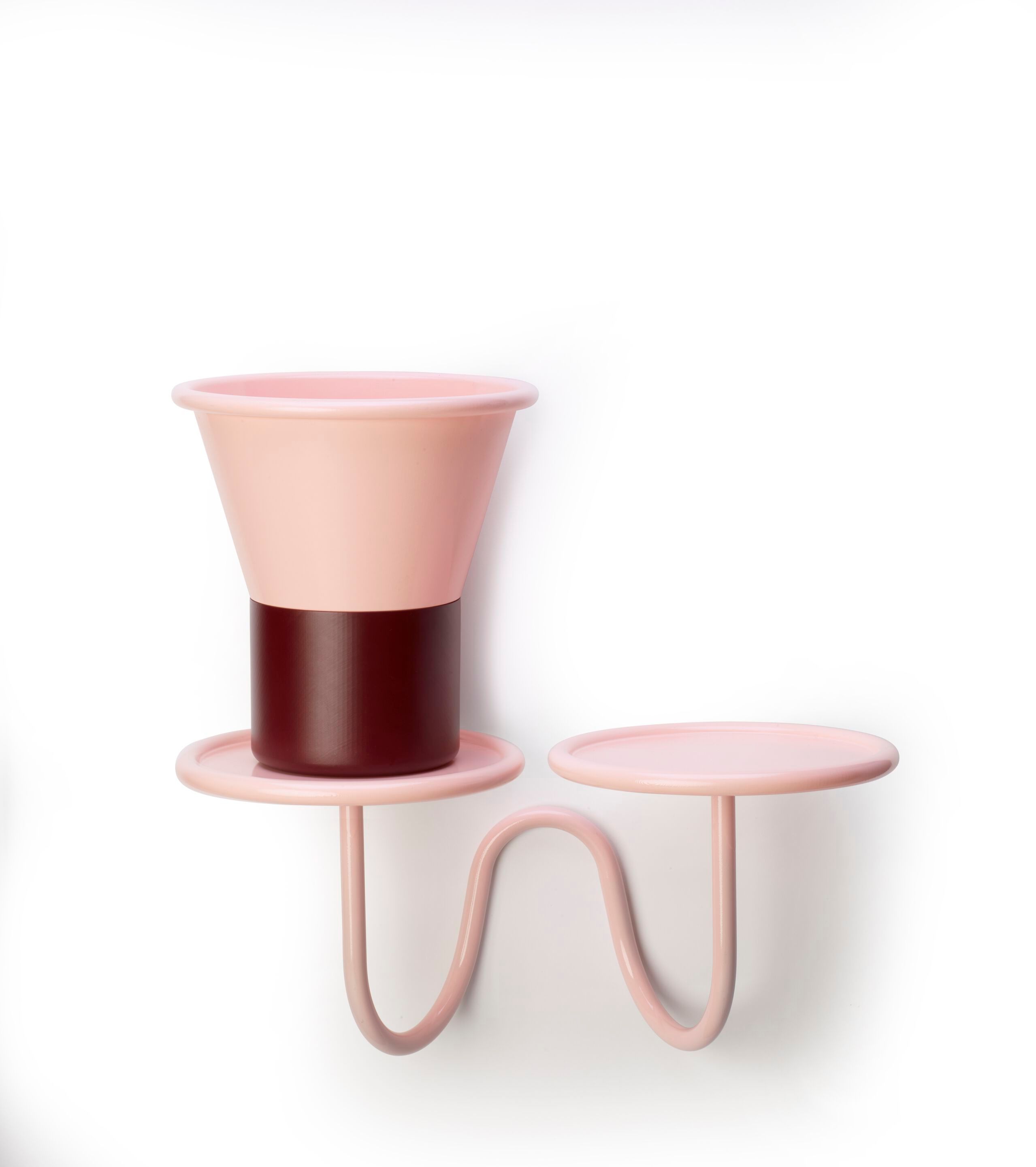 Алюминиевый круглый садовый горшок S-CAB Мимоза ARCH-00133577 - Вид №4