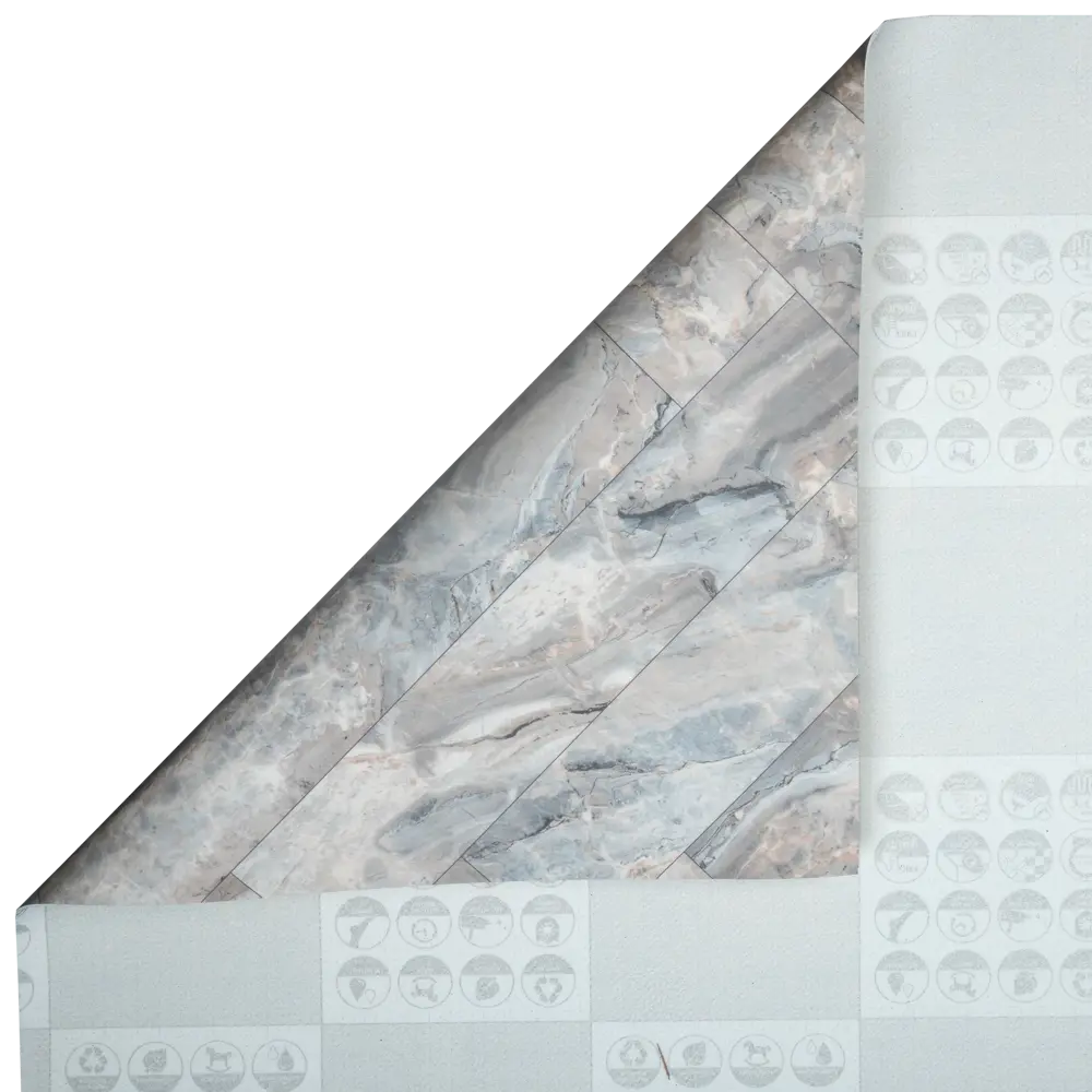 Линолеум бытовой KREAFORTA «Ханто» 32 класс 4 м - серый мрамор 89431509 STLM-1574035 - Вид №3