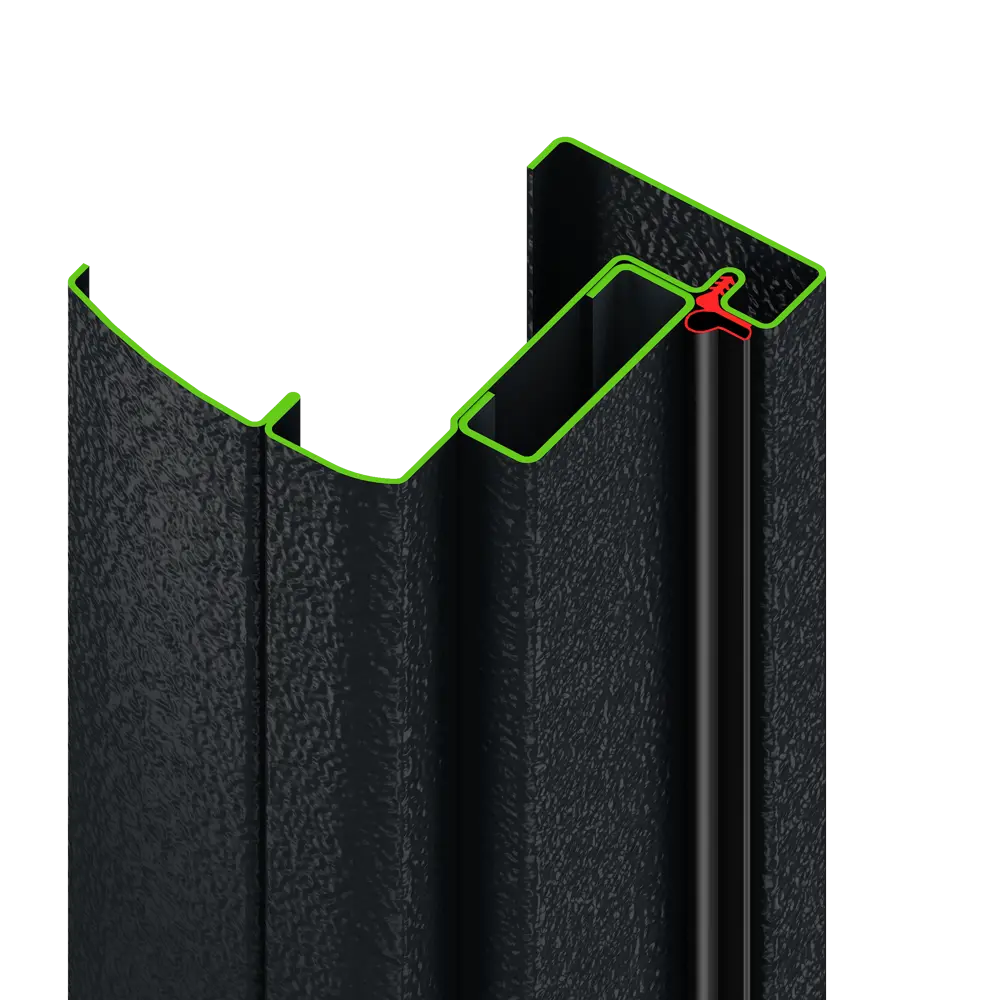 Дверь входная металлическая Оптим 88x205 см левая цвет белая графика DOORHAN STLM-2132623 - Вид №5