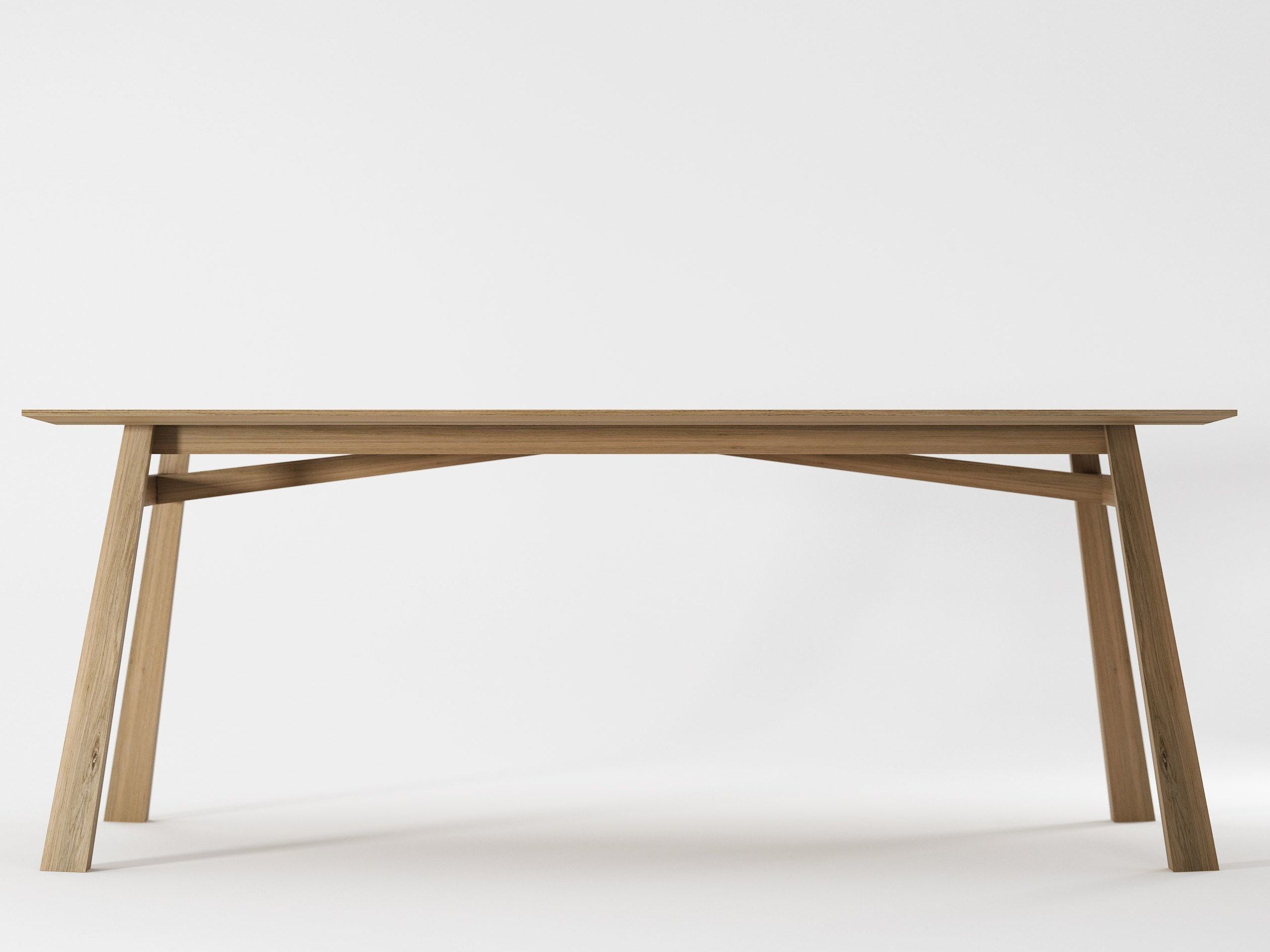 Деревянный прямоугольный обеденный стол KARPENTER Carpenter ARCH-00090644 - Вид №5