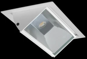 LUNOO Встраиваемый светодиодный потолочный светильник из алюминия с порошковым покрытием