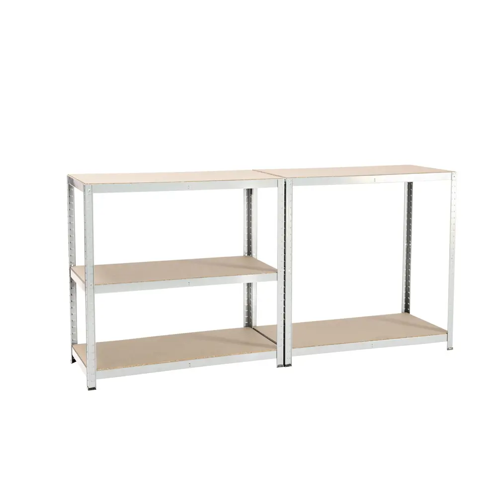 Стеллаж металлический Spaceo 176x90x40 см, 175 кг, цвет серый STLM-2198858 - Вид №2