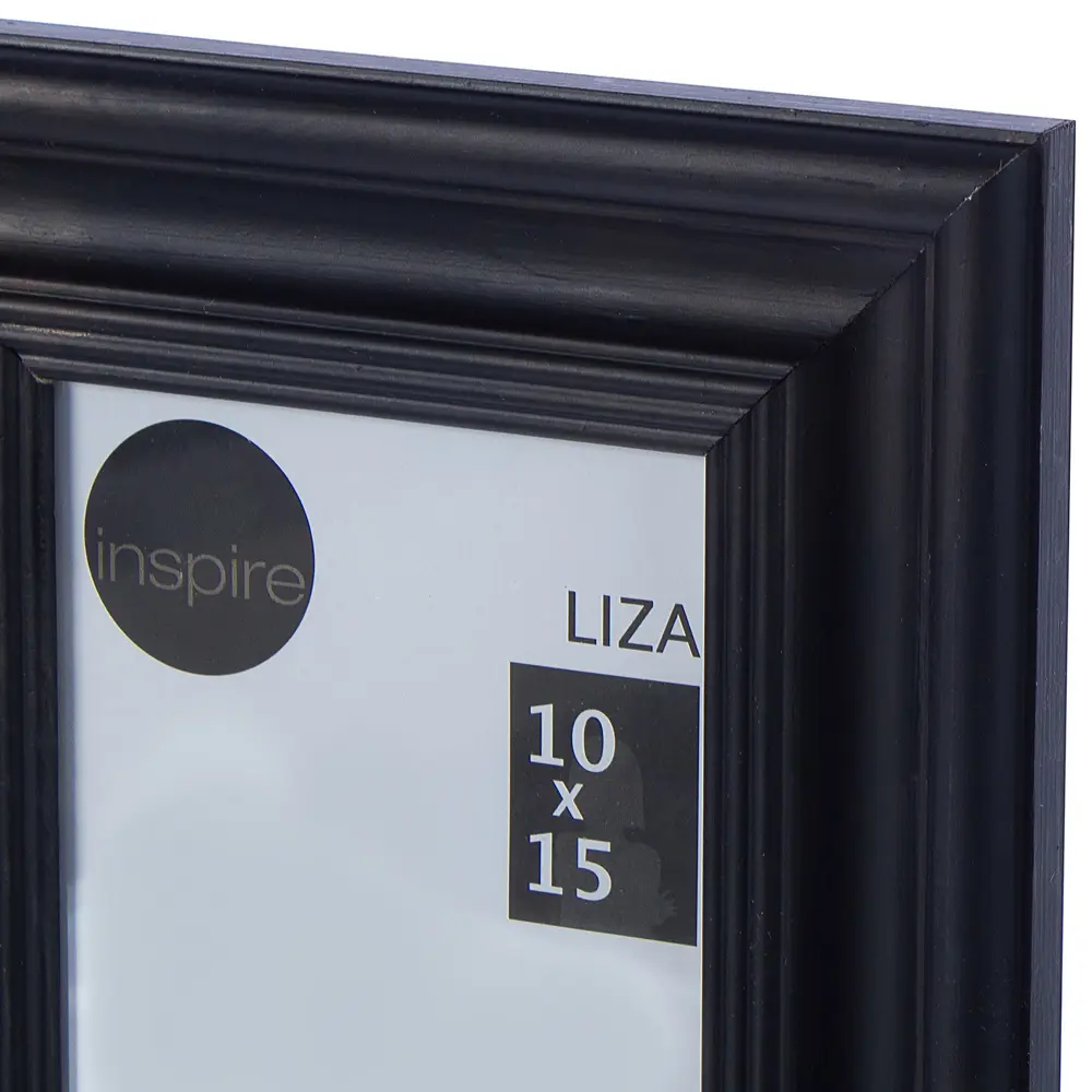 Рамка Inspire Liza 10x15 см цвет чёрный 18464381 STLM-2057186 