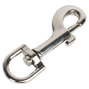 Карабин с фиксатором и вертлюгом 16 мм