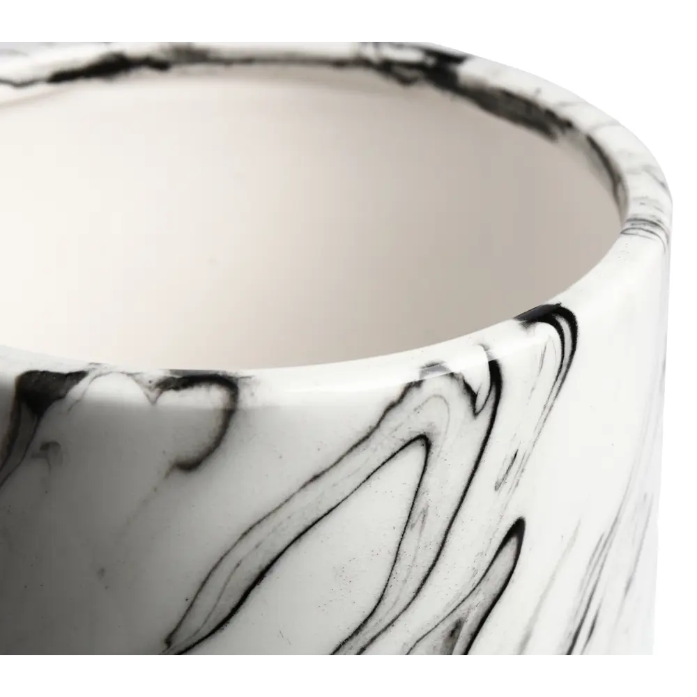 Ваза Мрамор керамика цвет бело-золотой 15 см Santreyd STLM-2092759 - Вид №1