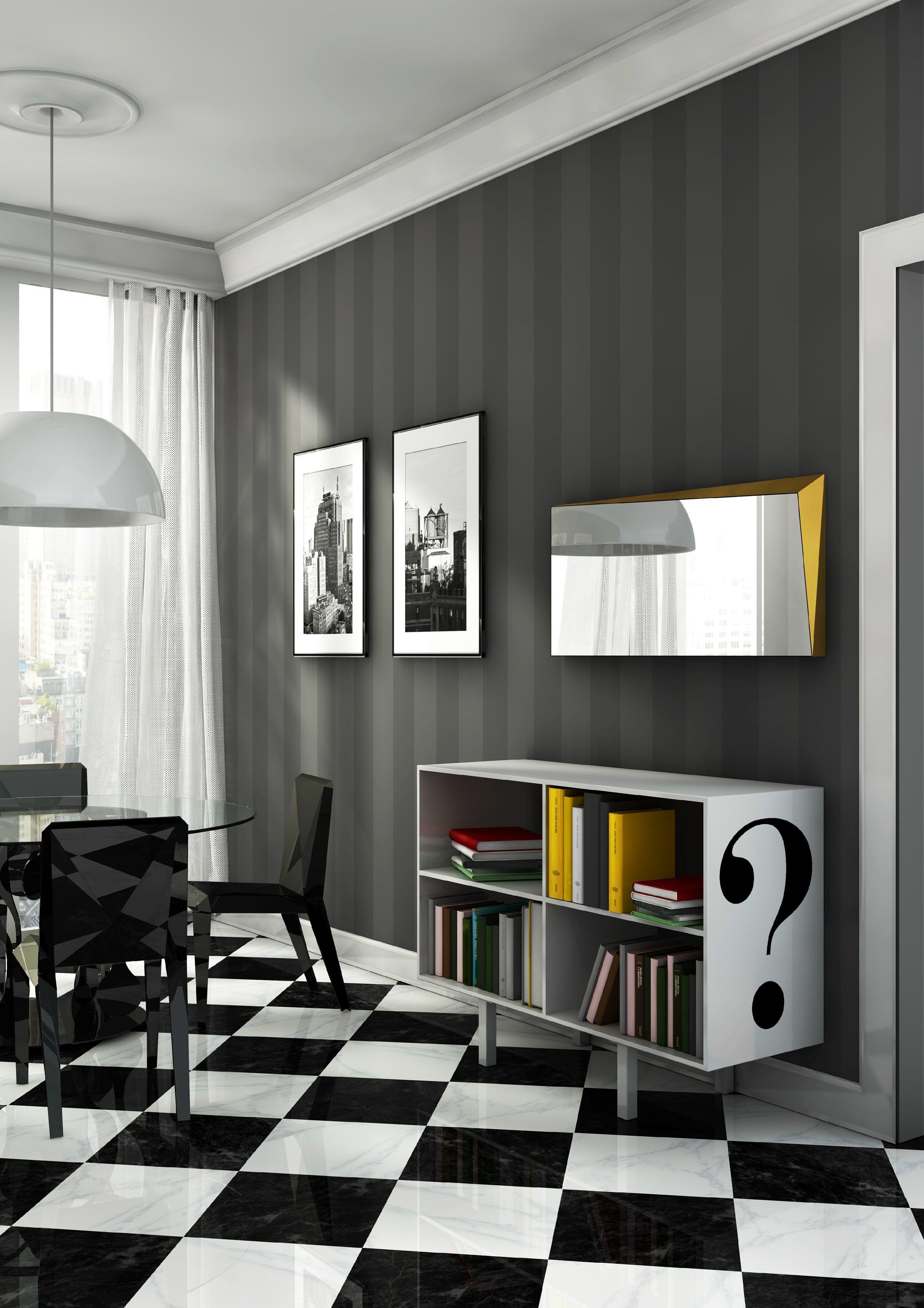 Прямоугольное настенное зеркало altreforme ARCH-00073140 - Вид №1