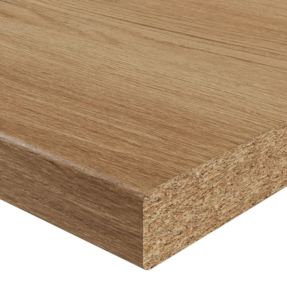 Столешница кухонная Slotex Верея 300x60x3.8 см ДСП цвет золотистое дерево DELINIA ДСП Постформинг STLM-2188963 - Вид №3