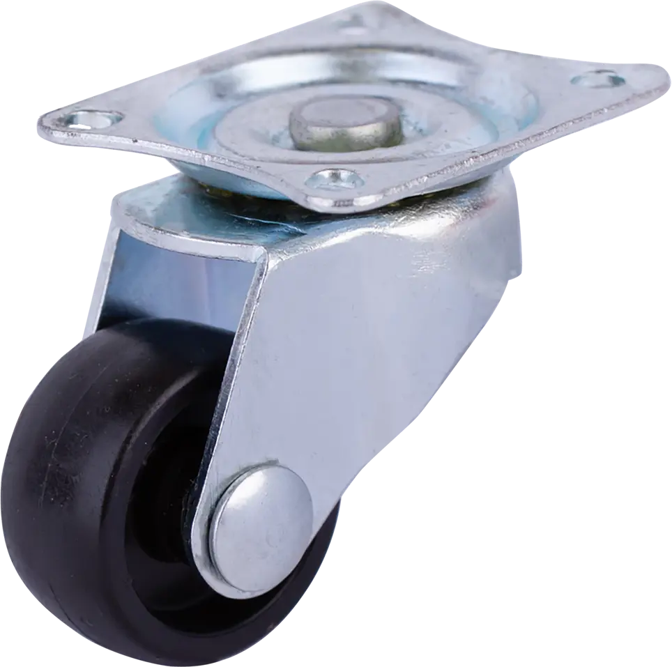 Поворотное мебельное колесо СТРОЙБАТ без тормоза, нагрузка 15 кг 89179115