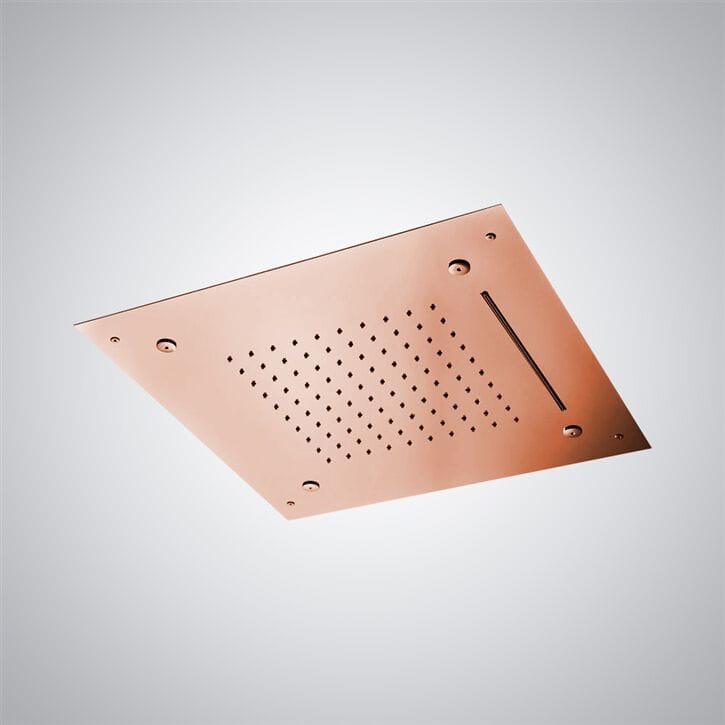 Светодиодная потолочная душевая головка из нержавеющей стали Fontana Showers Luxe Fontaine ARCH-00029537 - Вид №22