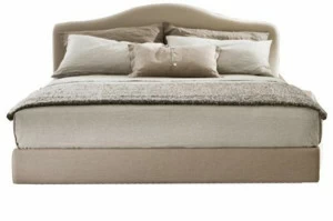 ZALABA Design Двуспальная кровать из бархата с мягким изголовьем Ola