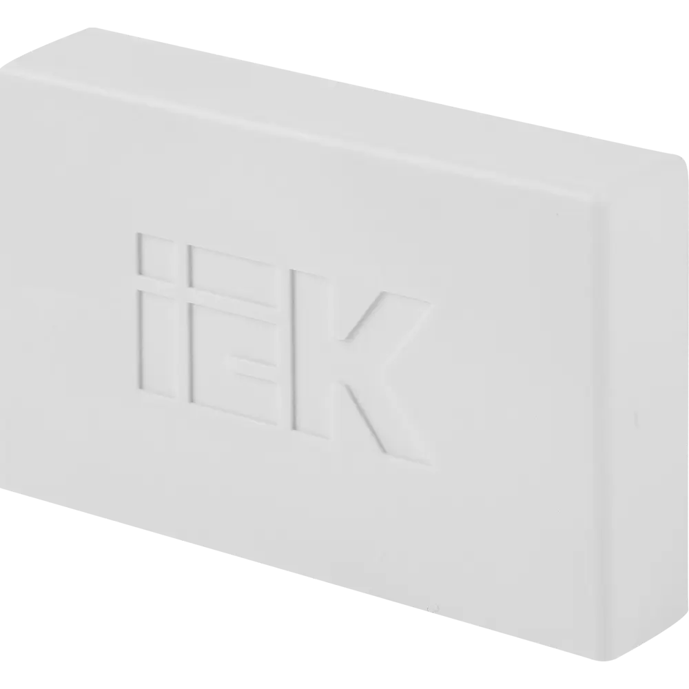 Заглушка для кабель-канала IEK 60×40 мм белая (4 шт) 82377905 STLM-0025853