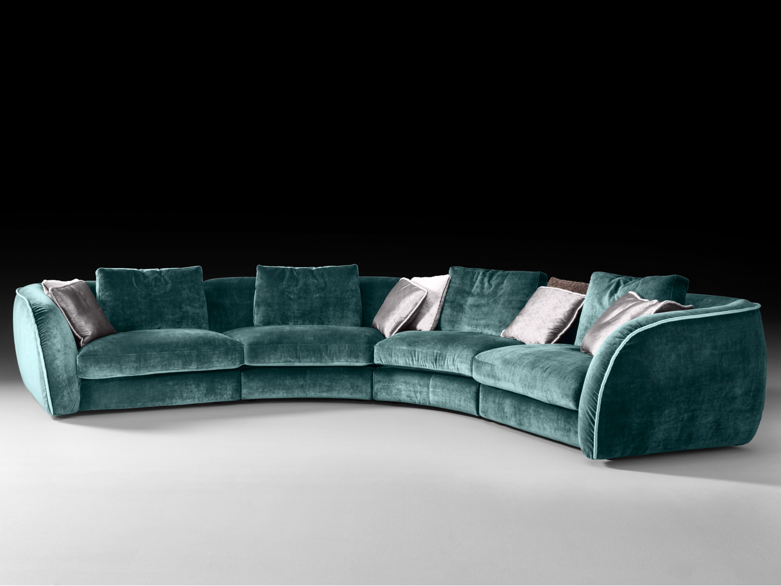 Изогнутый диван из ткани BLACK TIE LEVANTE ARCH-00084202 - Вид №2