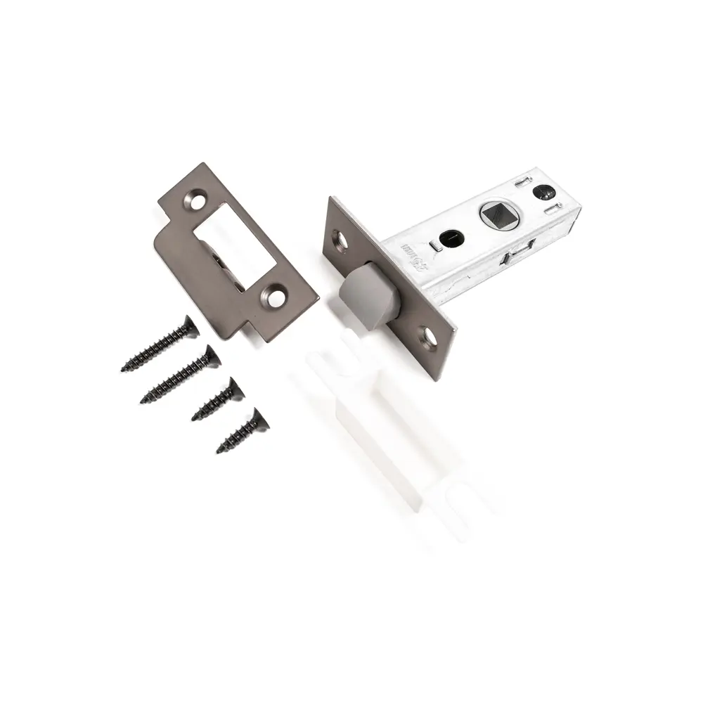 Защелка межкомнатная Palladium 400 70x20 мм сталь цвет графит STLM-2046729 - Вид №1