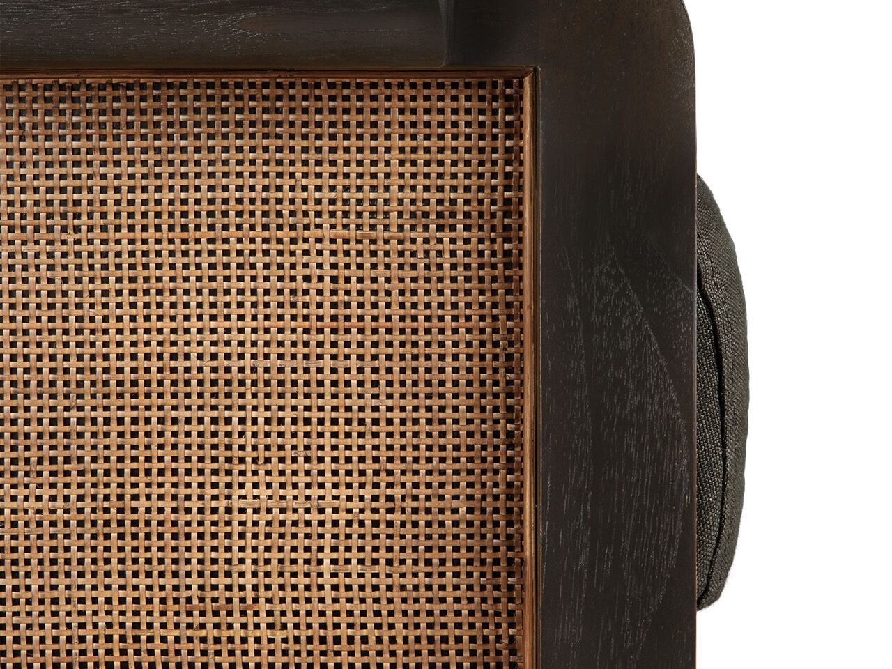 Тканевое кресло с подлокотниками Ethnicraft панель ARCH-00036297 - Вид №9