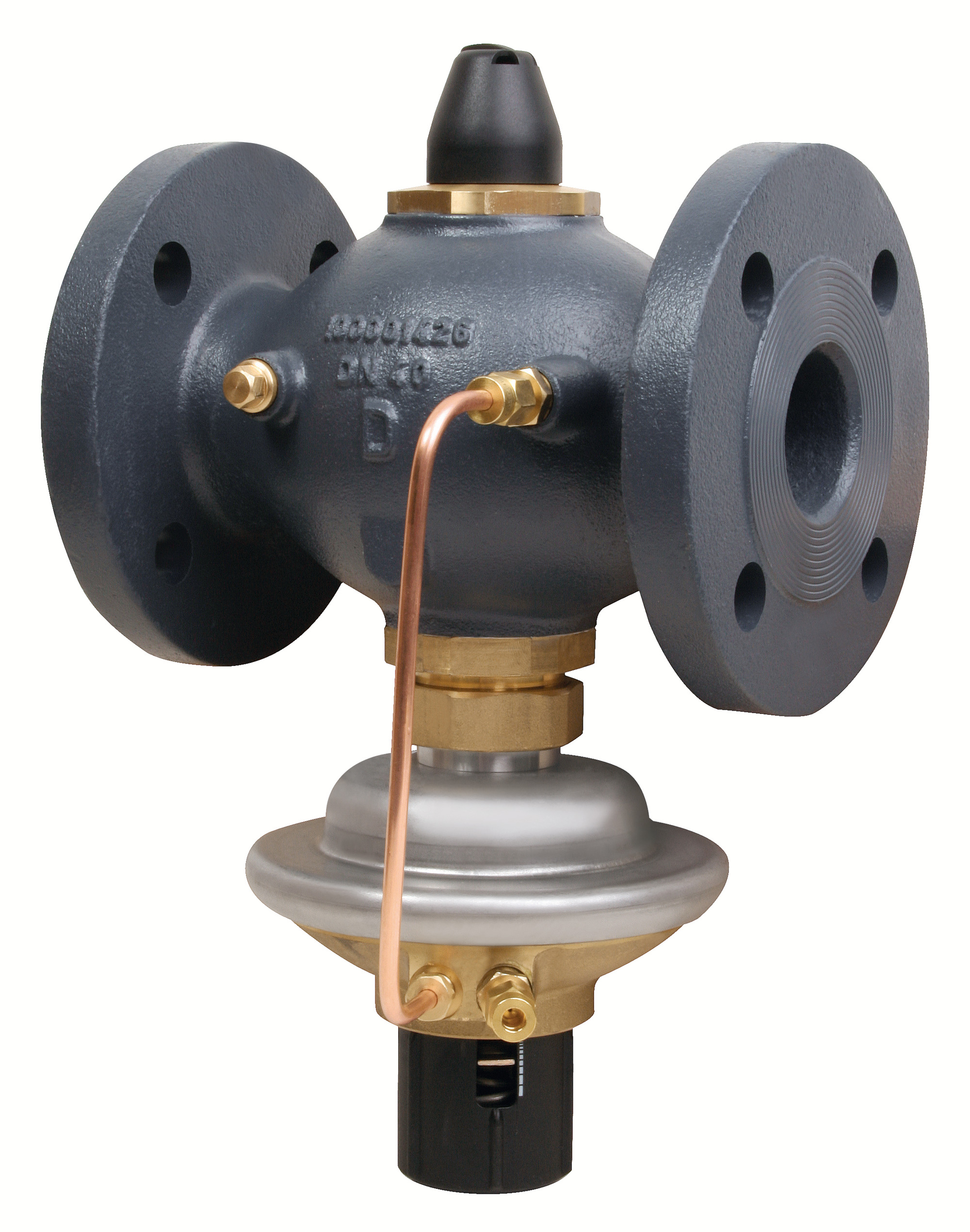 Danfoss Регулятор перепада давления AVPQ для монтажа на обратном трубопроводе РПД AVPQ PN25 15/4/0,3-2/0,2/рез./обр 003H6541  - Вид №20