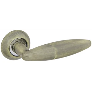 Дверная ручка Palladium Arno AB, без запирания, комплект, цвет античная бронза