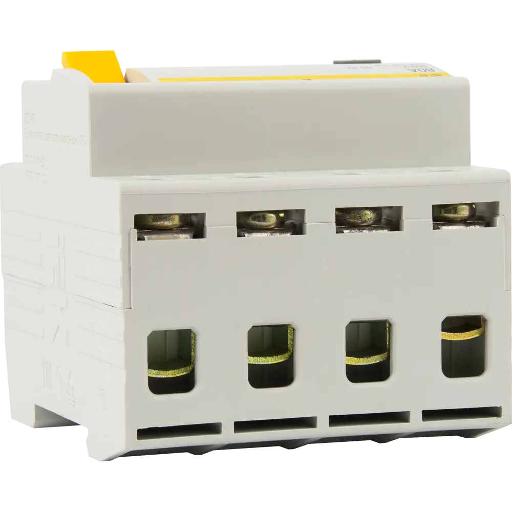 УЗО IEK ВД1-63 4P 80А для трёхфазной сети 400В 82941109 STLM-0038224 - Вид №2