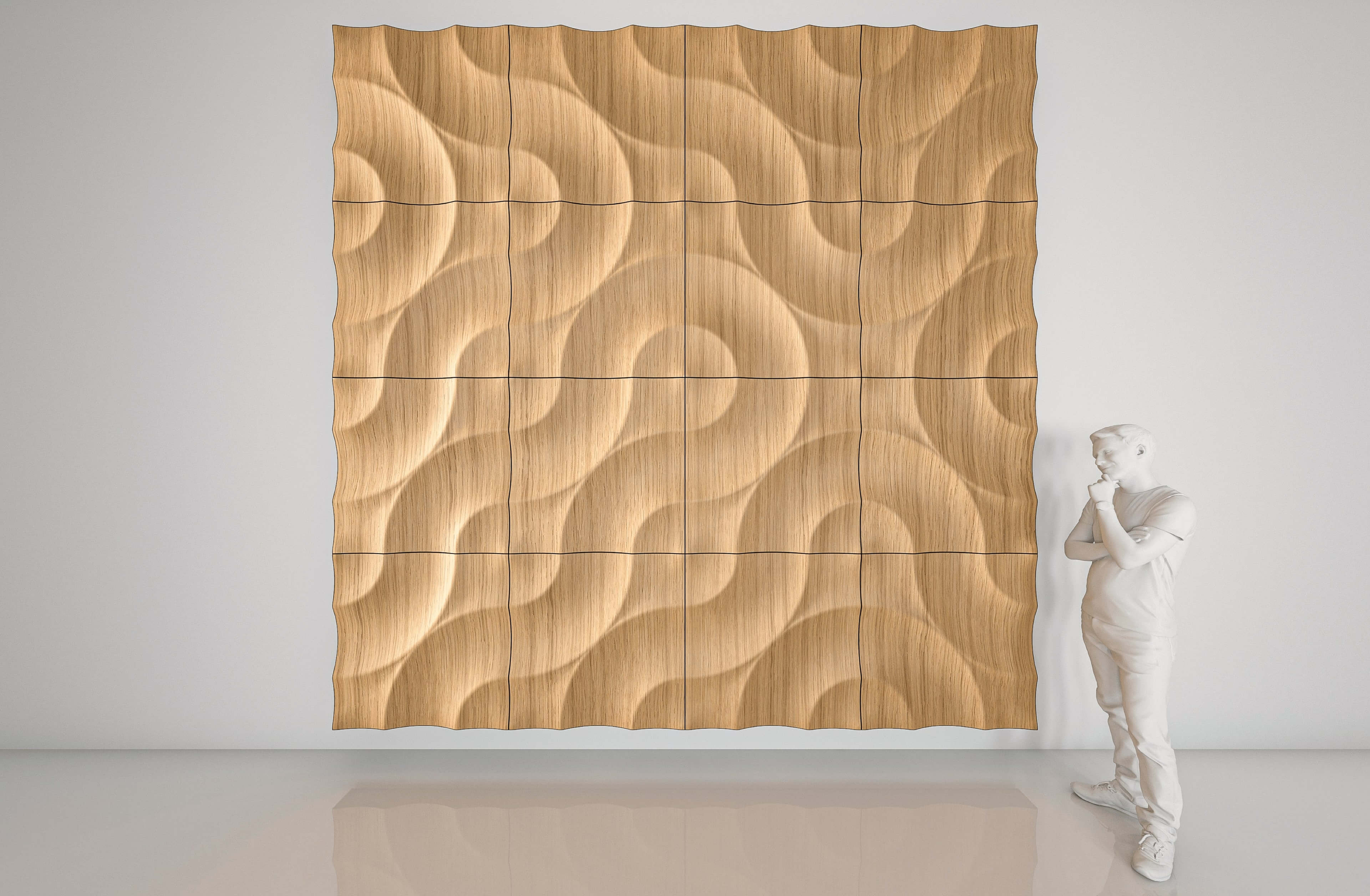 Деревянная настенная художественная композиция MOKO DELTA ARCH-00105037 - Вид №5