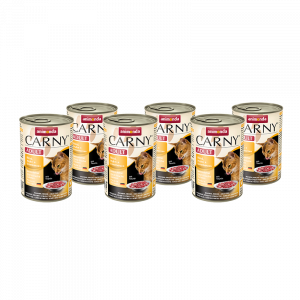 ПР0045429*6 Корм для кошек Carny Adult говядина, курица, утка конс. 400г (упаковка - 6 шт) Animonda