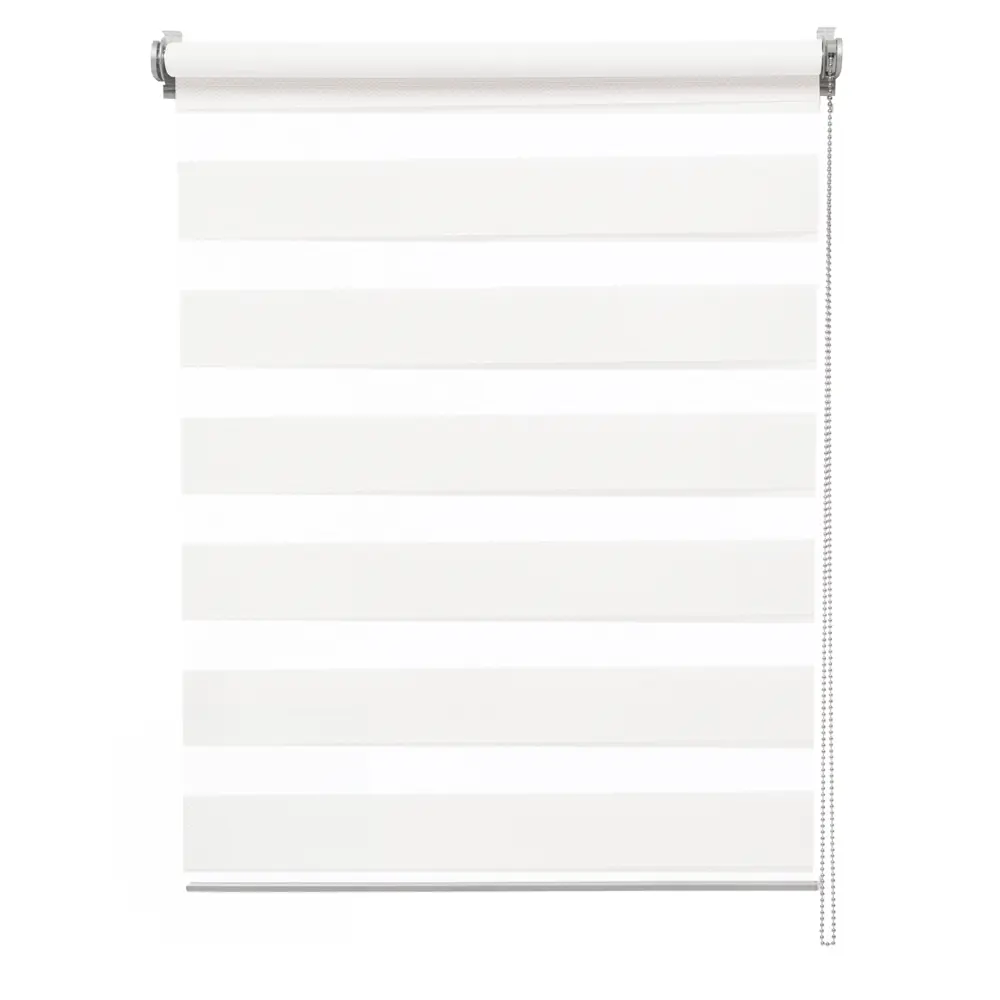 Штора рулонная день-ночь Inspire Siberia 40x175 см белая White 0 STLM-2049345 - Вид №1