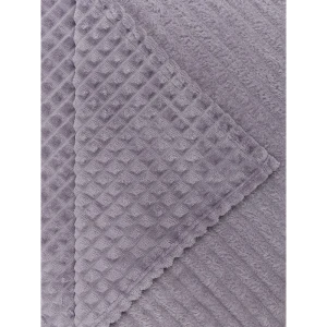 Плед Кубики 200x220 см фланель цвет сиреневый
