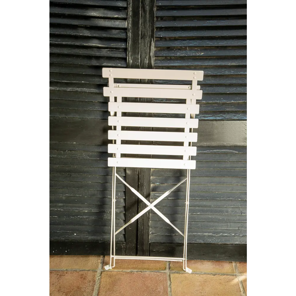 Стул Naterial Flora Origami складной 47х41х80 см сталь кремовый STLM-2056142 - Вид №11