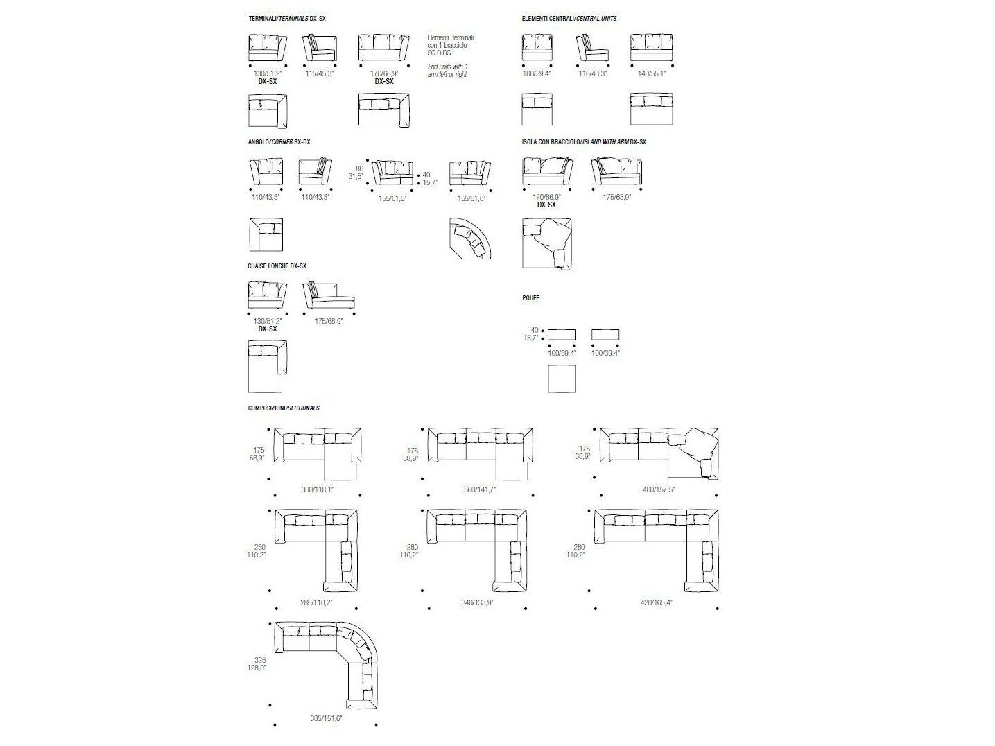 Угловой диван ERBA ITALIA ATOLLO ARCH-00005342 - Вид №5