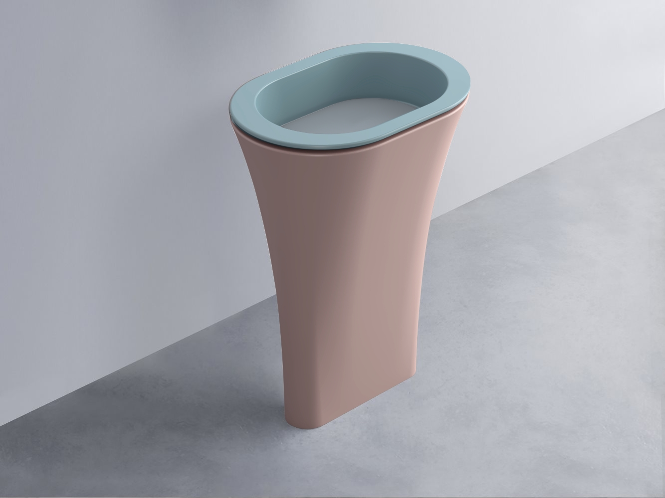 AMLA65-PL+AMPILO-BR+AMCOLO-CP Раковина Amedeo Ovale отдельностоящая cielo Enjoy + Amedeo Ceramica Cielo