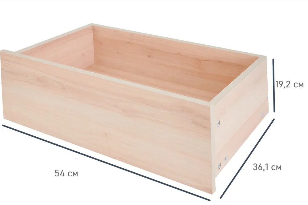 85204790 Выдвижной ящик для шкафа Лион 54x19.2x36.1 ЛДСП цвет дуб комано STLM-0059894