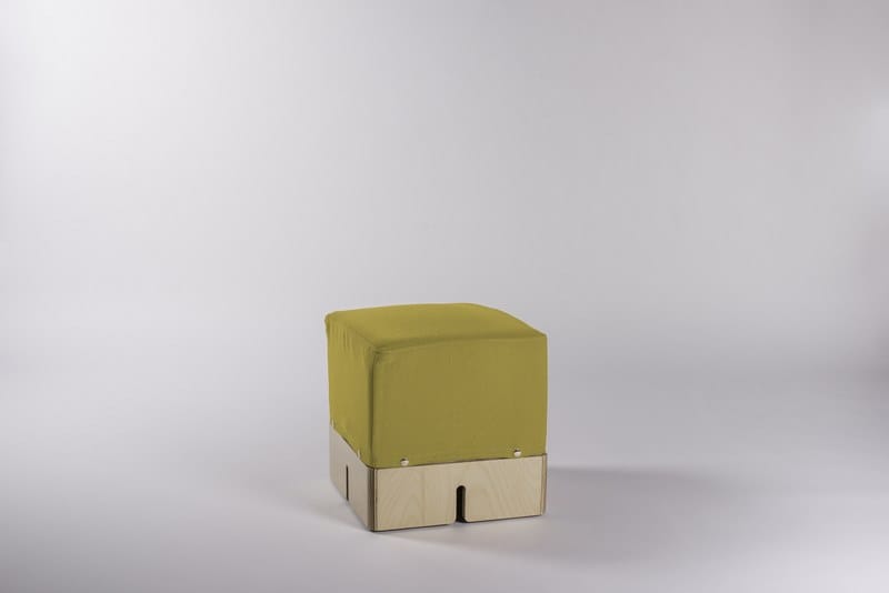 Модульный квадратный пуф из ткани KEIGIO® KEIGIO® 36X36 ARCH-00048151 - Вид №16