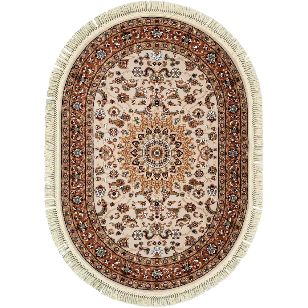 Ковер полипропилен Шахреза D210KT 120x170 см цвет кремовый MERINOS STLM-2029162 - Вид №1