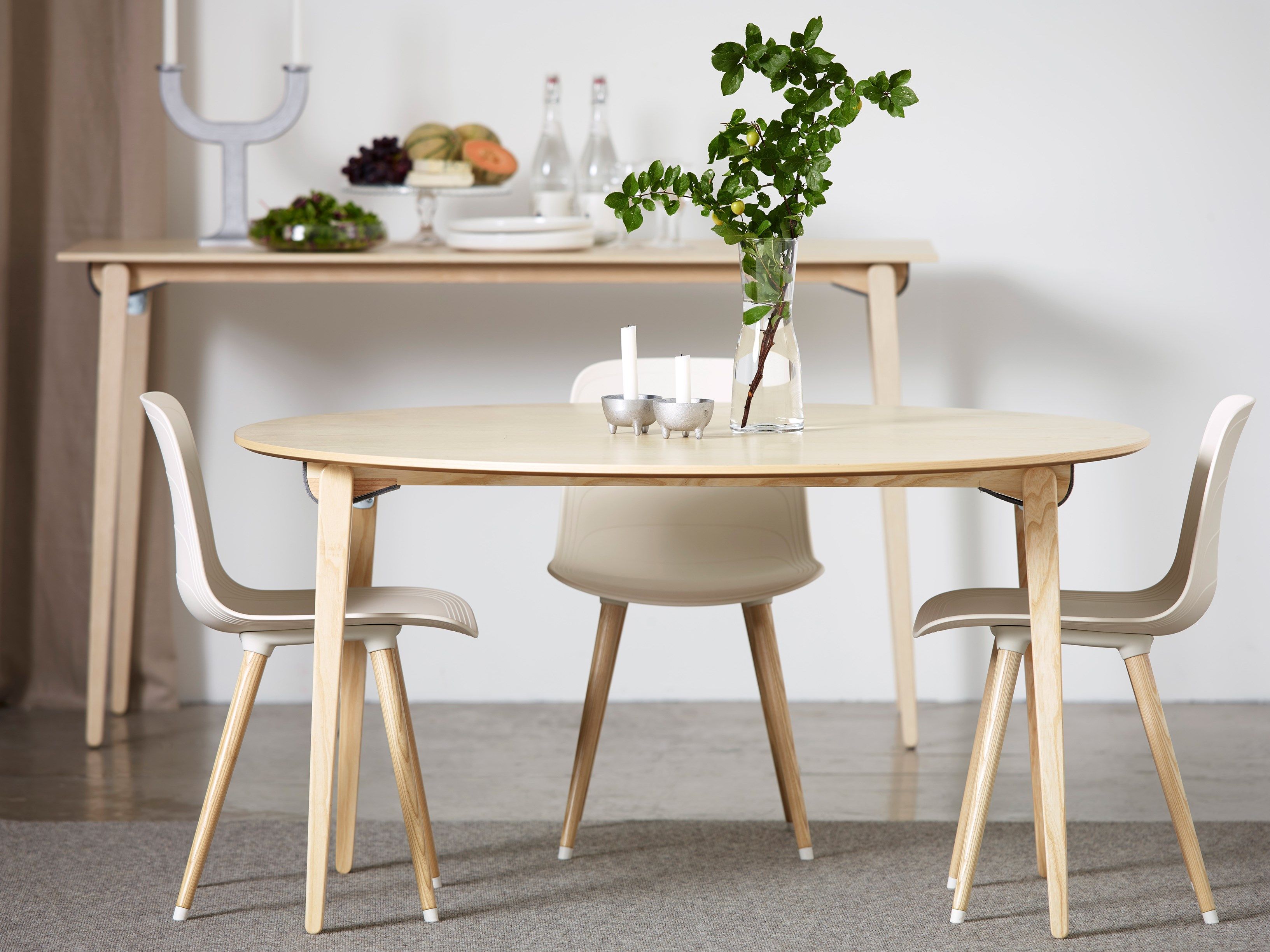 Деревянный круглый складной стол Karl Andersson PRESS ARCH-00128611 - Вид №1