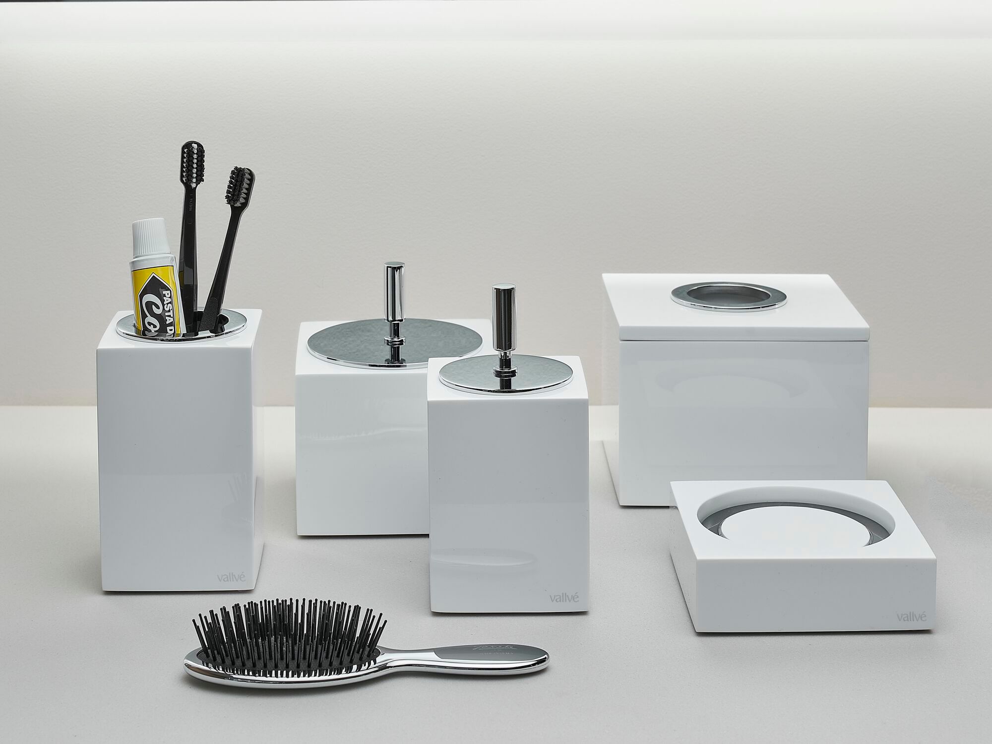 Мусорная корзина из смолы Vallvé блеск ARCH-00022915 - Вид №3