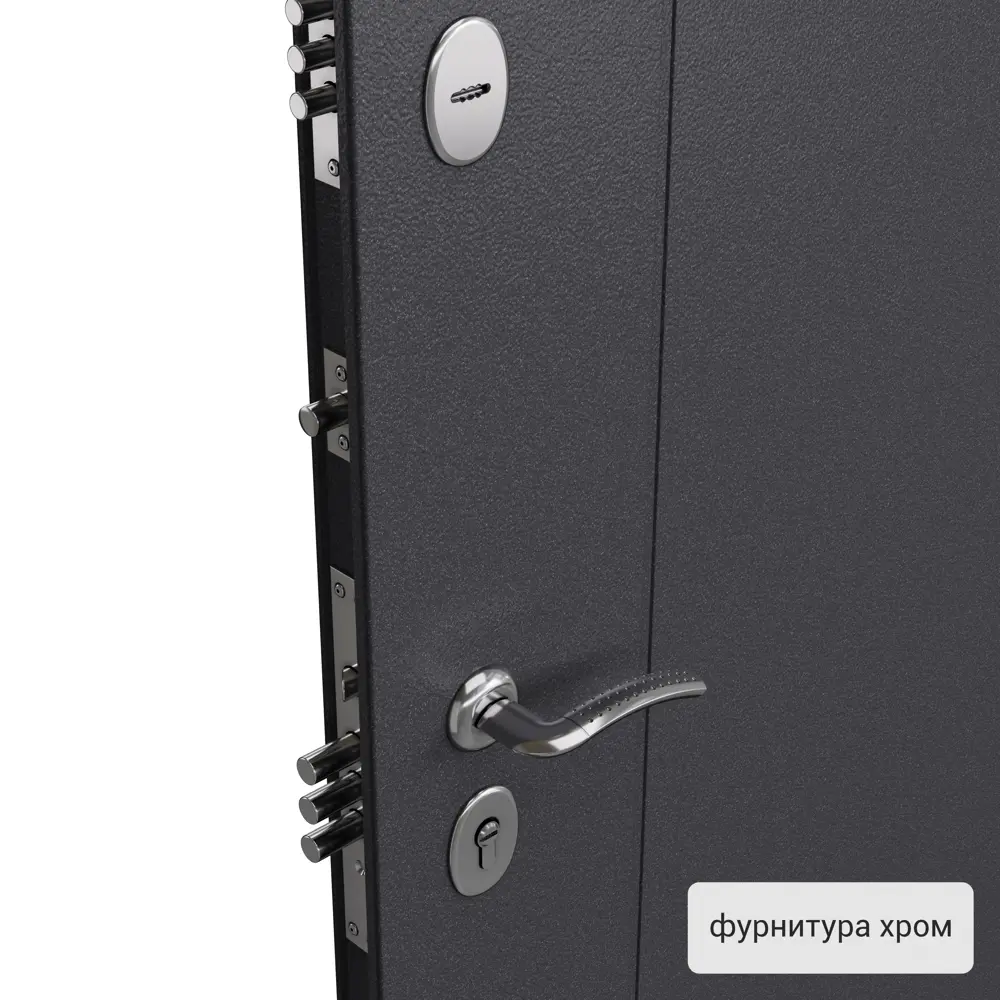 Дверь входная металлическая Страйд Пьемонт 950 мм левая цвет серый TOREX STLM-2114449 - Вид №2