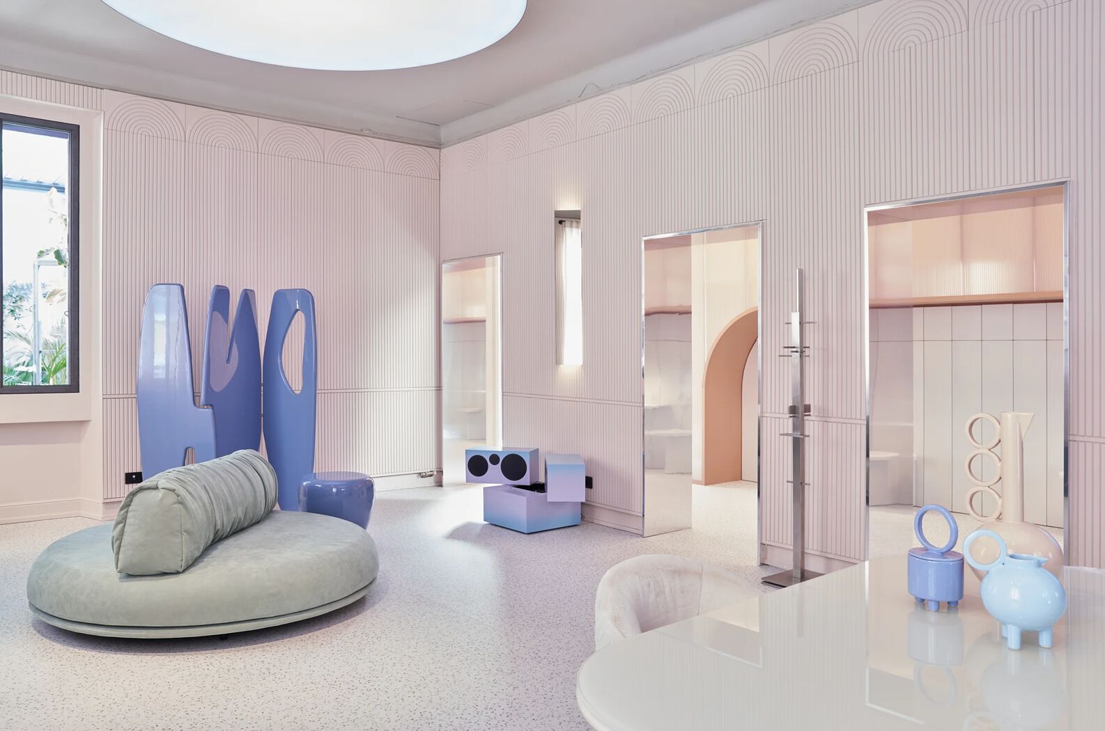 Двусторонняя ткань диван NICOLINE BREAK ARCH-00024048 - Вид №3