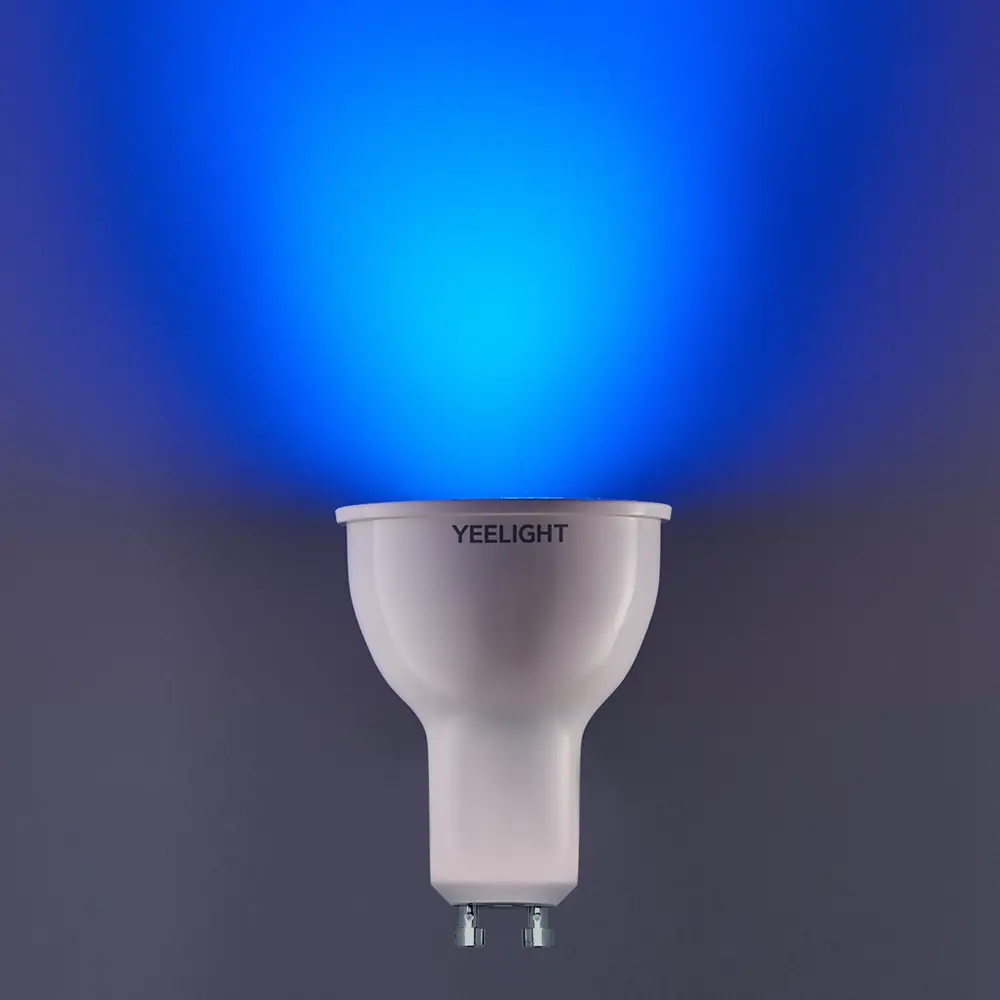 Лампа умная светодиодная Yeelight GU10 200-240 В 5 Вт спот прозрачная 350 лм регулируемый цвет света RGBW для диммера STLM-2132698 - Вид №8