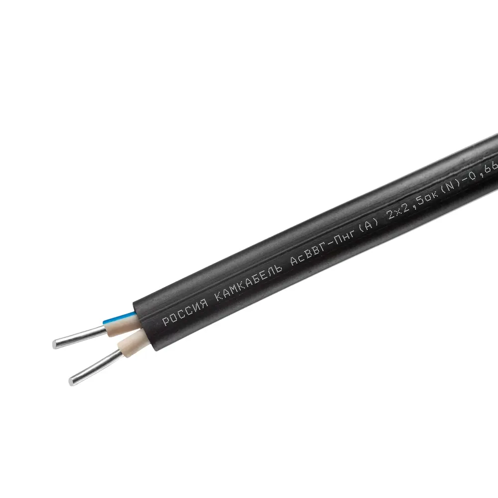 Кабель Камкабель АВВГ 2x2.5 100 м ГОСТ STLM-2062030 - Вид №1