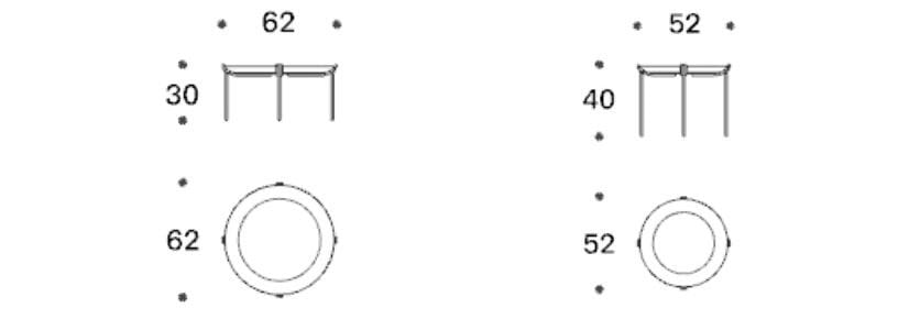 Круглый металлический журнальный столик с подносом Saba Italia ARCH-00115431 - Вид №4