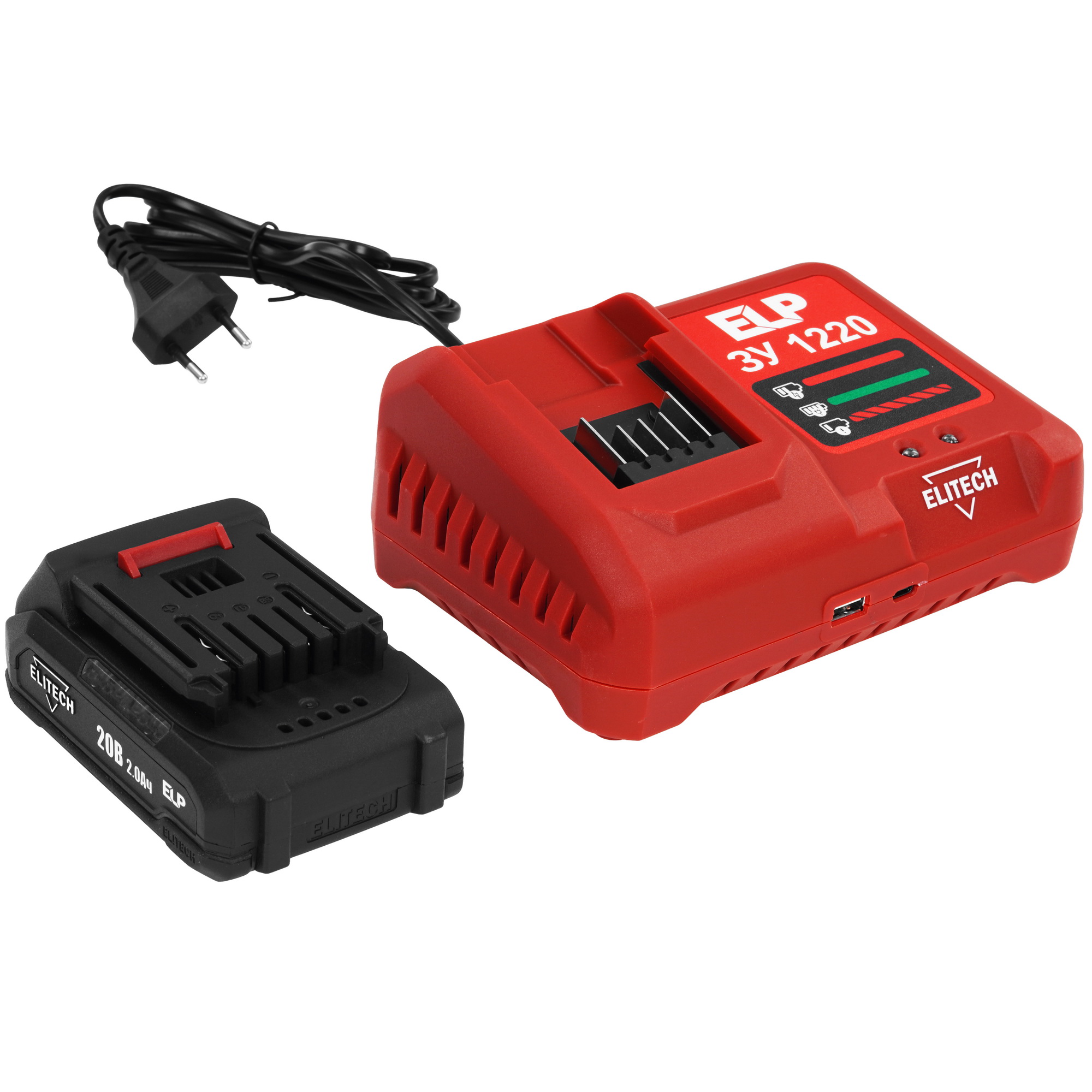 Дрель-шуруповерт Elitech ДА 20СЛ2 9236300 STDN-0119717 - Вид №6