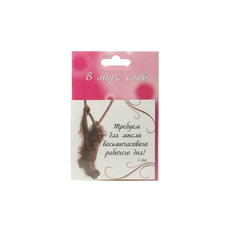 1096 Магнит ПВХ 8.5 x 5 см Требуем для мысли… Santreyd 