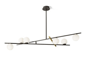 Металлический светодиодный потолочный светильник