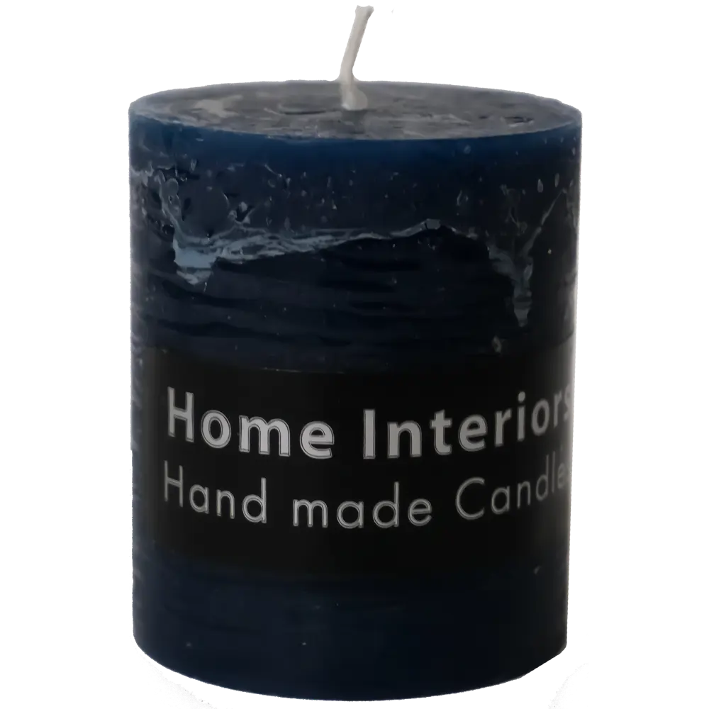 Свеча-столбик Рустик 60x70 см цвет темно-синий Santreyd STLM-2174630