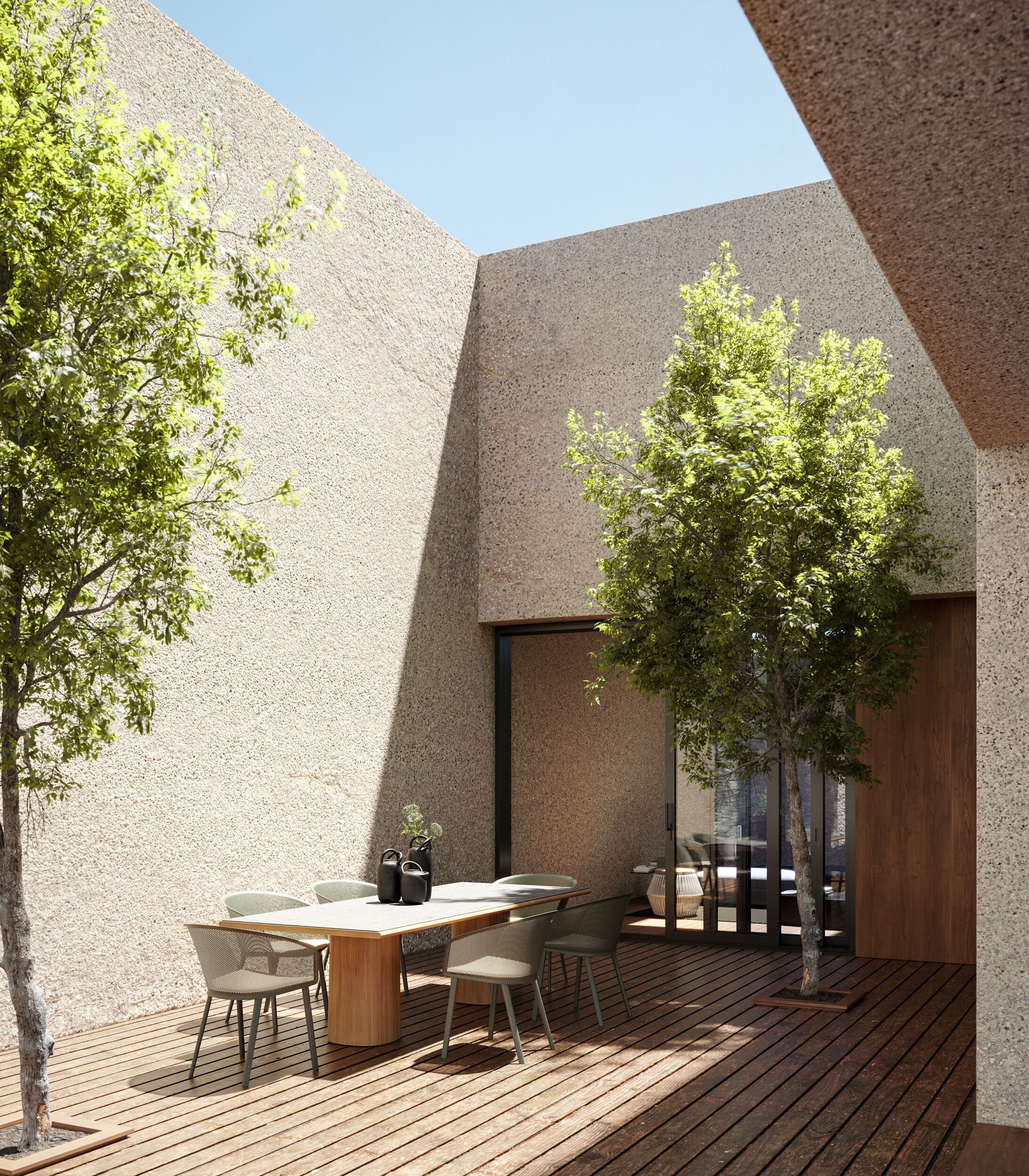 Алюминиевый садовый стул Kettal печать ARCH-00131684 - Вид №6