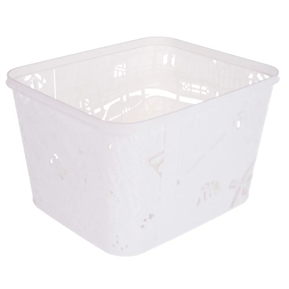Контейнер Curver Париж 22x30x35 см пластик цвет кремовый 15794333 STLM-2079499 Santreyd 